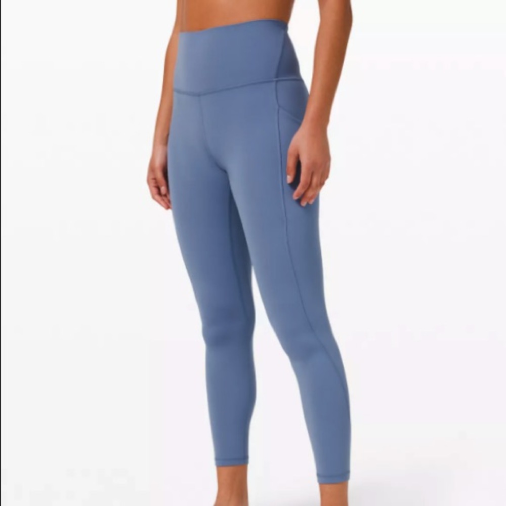 See caption: Align 25” water drop pocket leggings